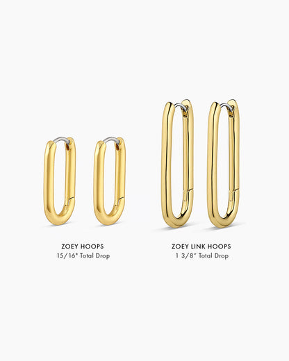 Gold | gorjana jewelry | Zoey Hoops